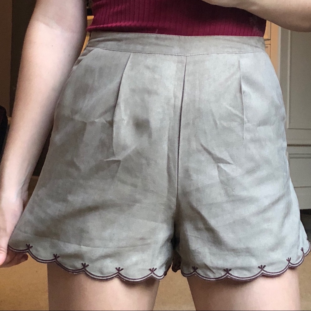 High waisted shorts